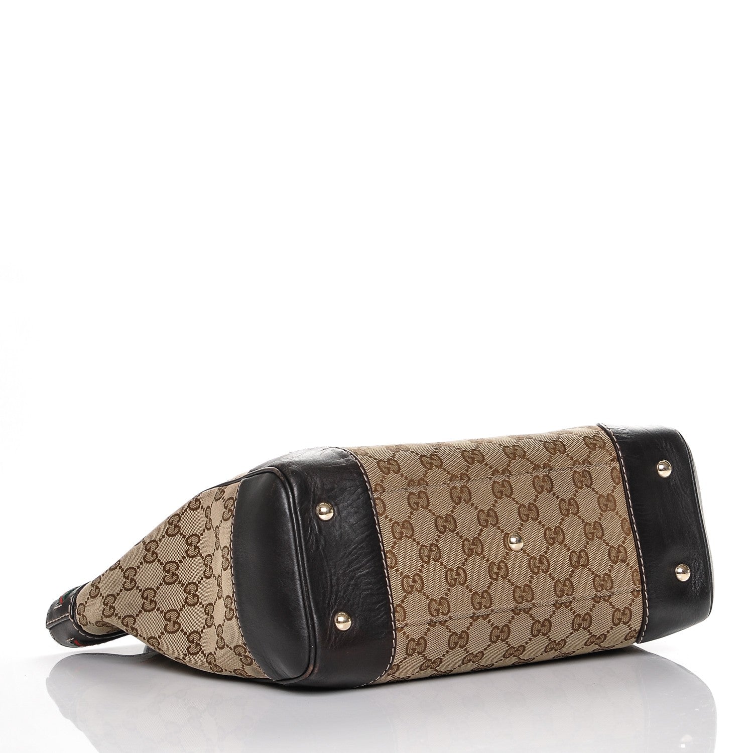 Gucci Monogram Web Medium Mayfair Tote Dark Brown 4 of 7