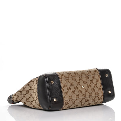 Gucci Monogram Web Medium Mayfair Tote Dark Brown 4 of 7