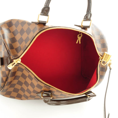 Louis Vuitton Damier Ebene Speedy Bandouliere 35 6 of 9
