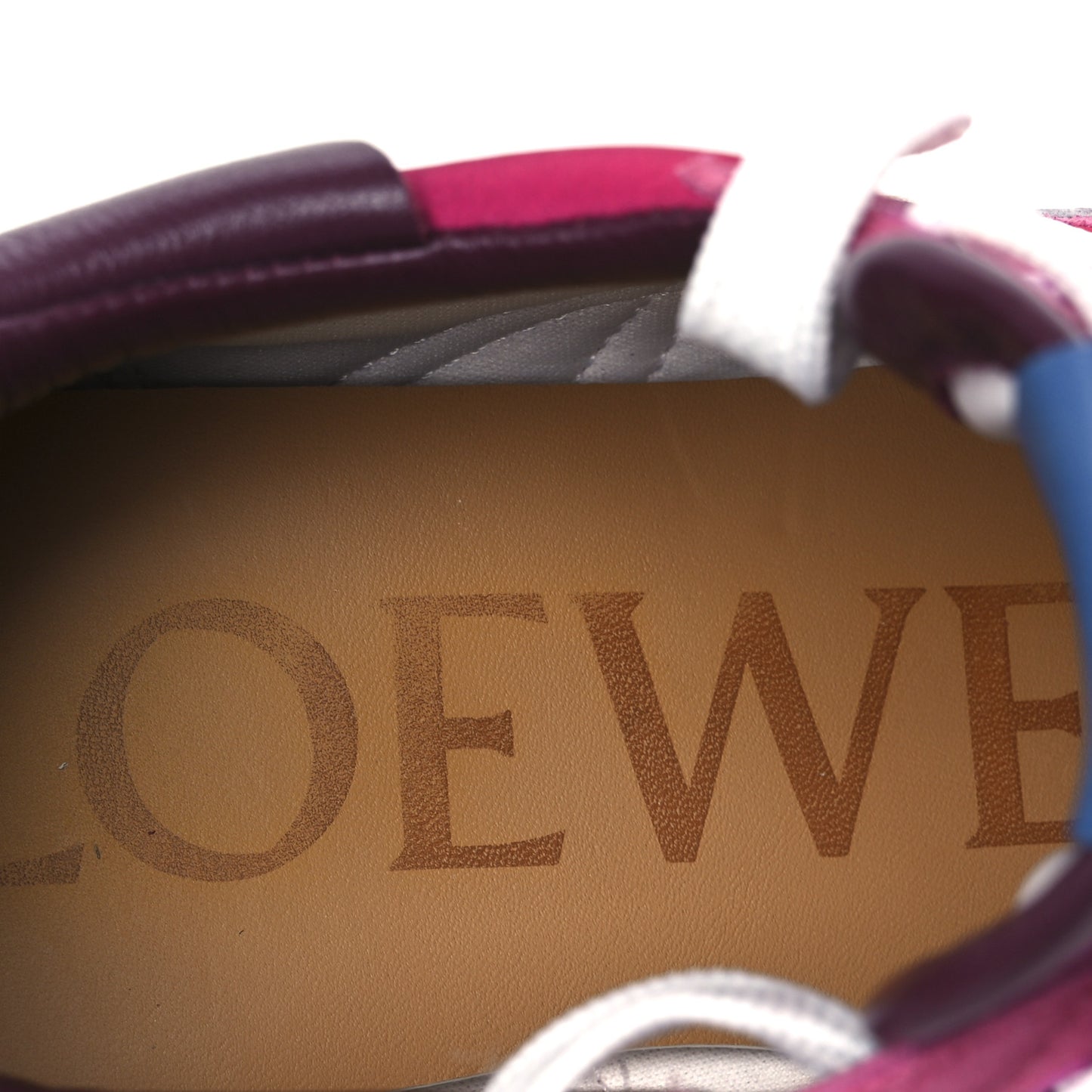 Nylon Suede Flow Runners 2.0 Sneakers 37 Gradient Pink White