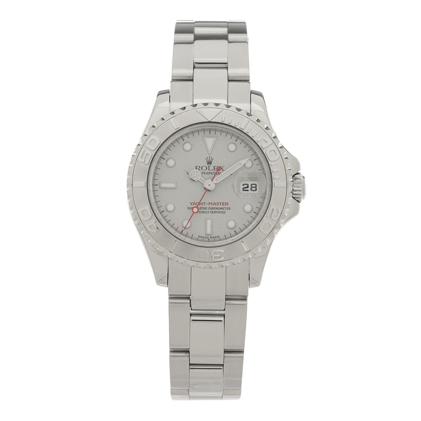Stainless Steel Platinum 29mm Yacht-Master Watch Silver 169622