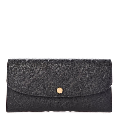 Louis Vuitton Empreinte Emilie Wallet Black Dune 1 of 8