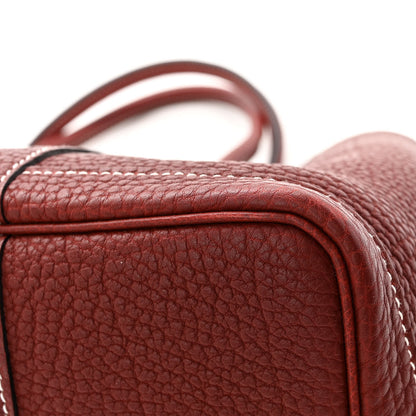 Hermes Negonda Garden Party Tote 30 TPM Rouge H 10 of 14