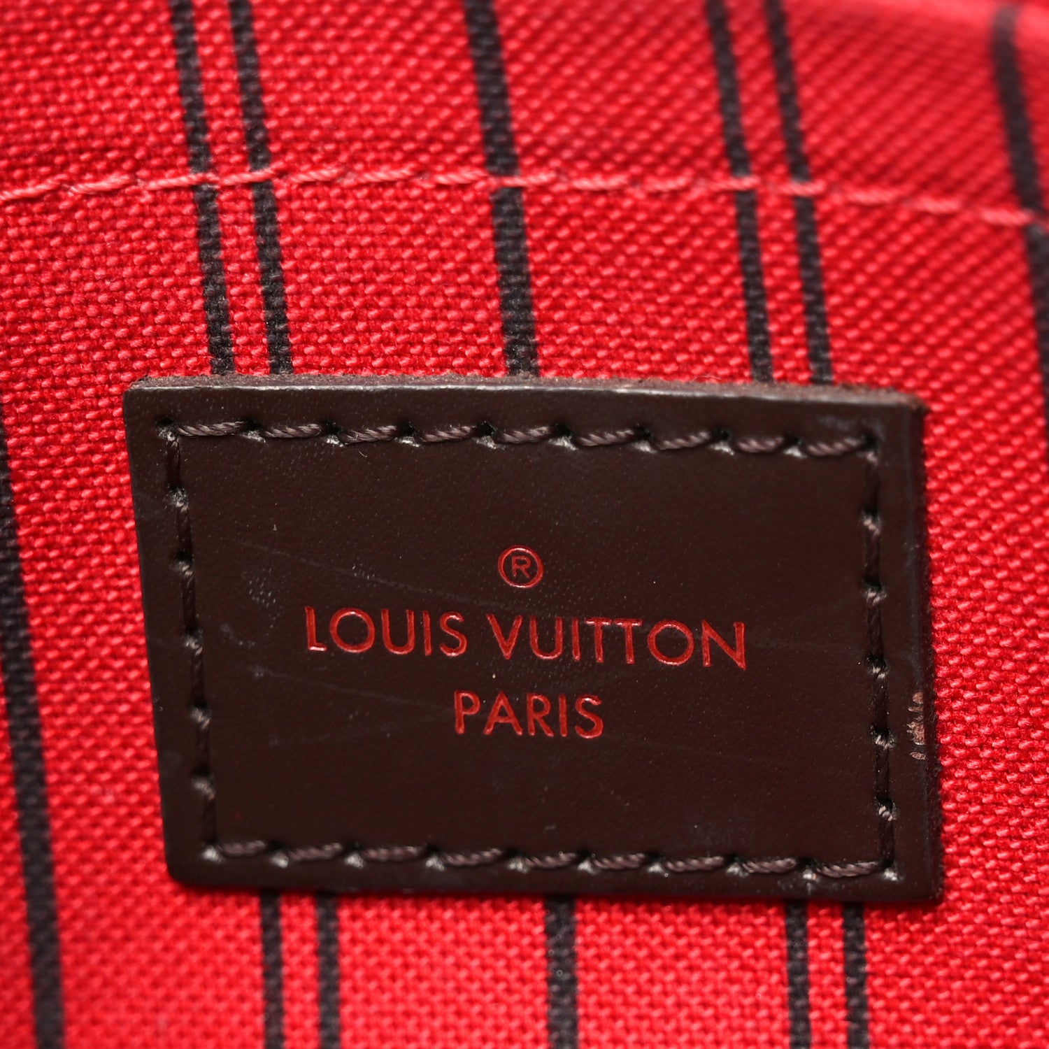 Louis Vuitton Damier Ebene Neverfull MM GM Pochette 6 of 6