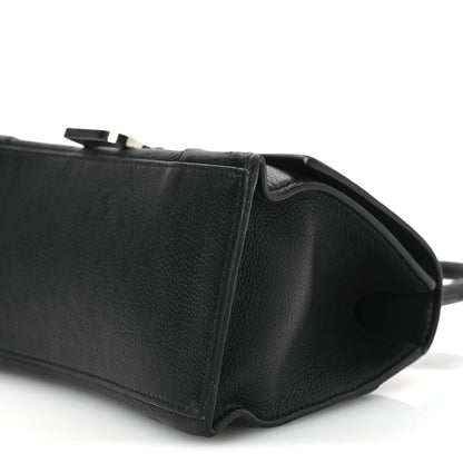 Balenciaga Grained Calfskin Small Hourglass Top Handle Bag Black 10 of 18