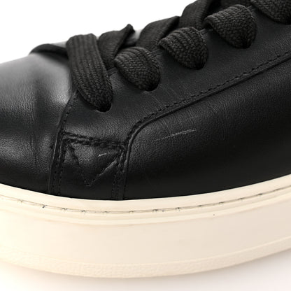 Louis Vuitton Calfskin Time Out Sneakers 39 Black 11 of 12