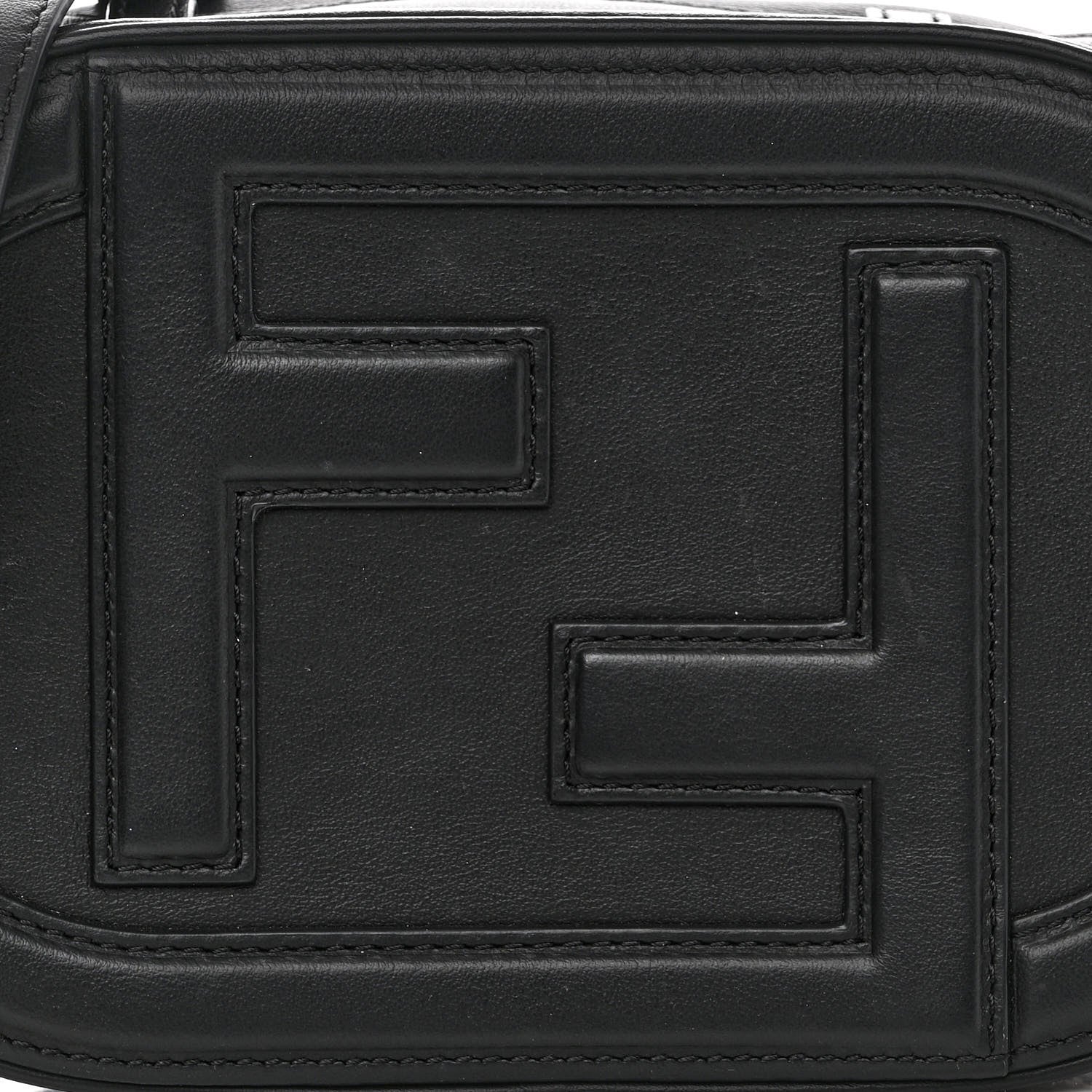 Fendi Vitello Grace Matte Mini O'Lock Camera Case Black 11 of 13