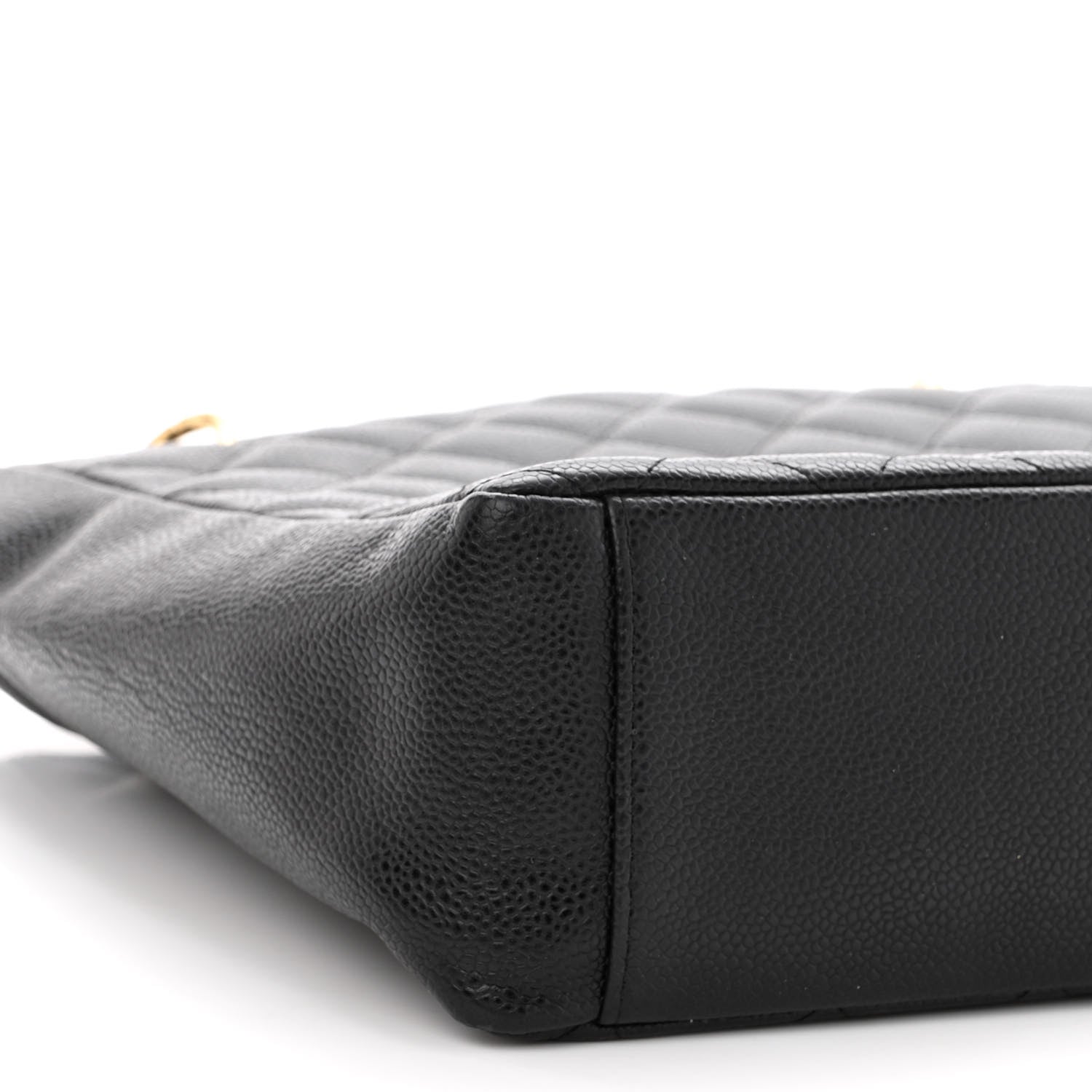 Chanel Caviar Quilted Petit Shopping Tote PST Black 7 of 8