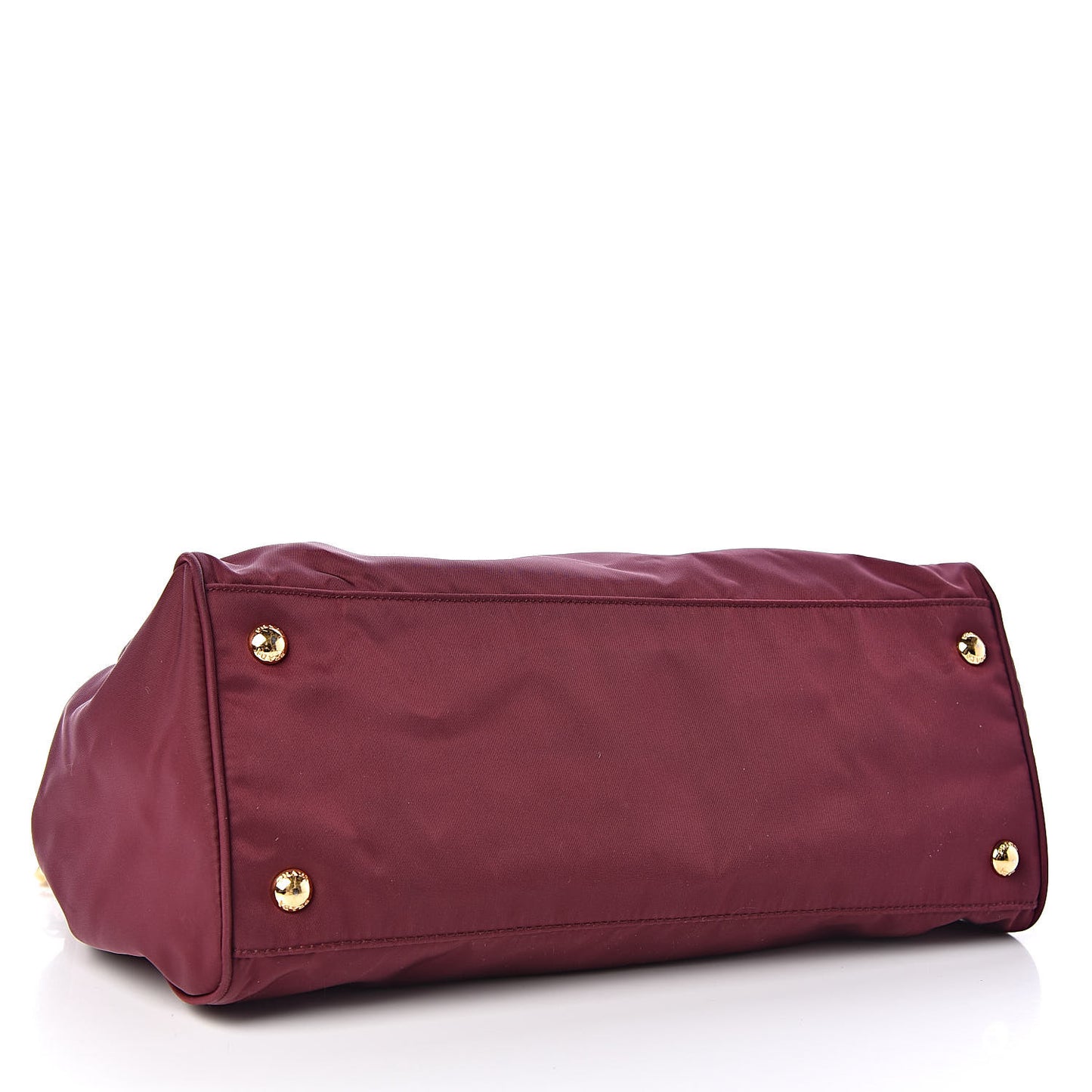 Tessuto Nylon Saffiano Tote Granato