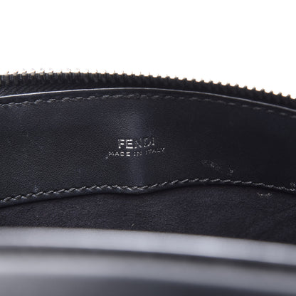 Fendi Vitello Baltico Dolce DotCom Satchel Black Blue Royal 6 of 11