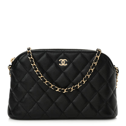 Chanel Caviar Quilted Classic Clutch With Chain Black 1 of 12