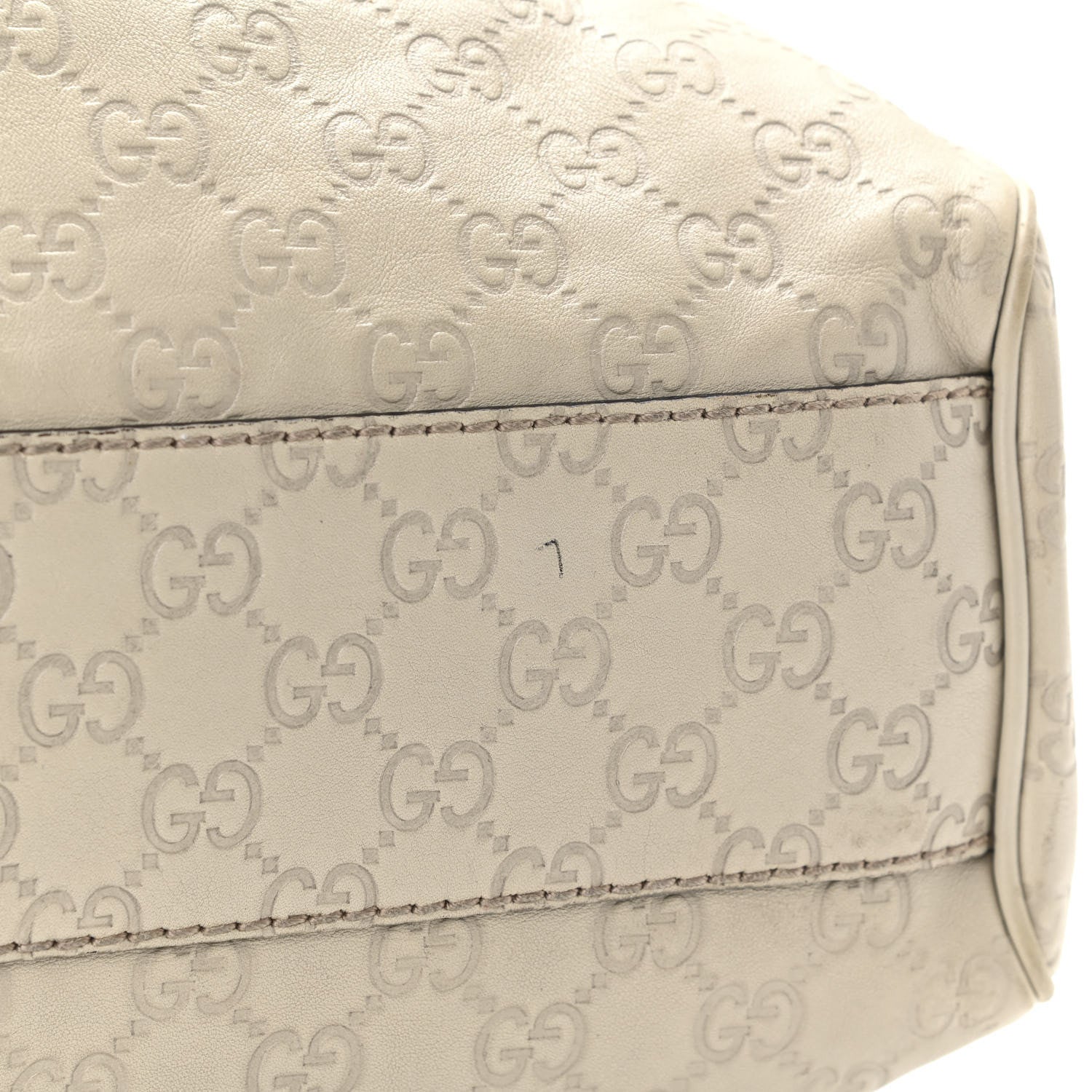 Gucci Guccissima Medium Sukey Tote Mystic White 11 of 22