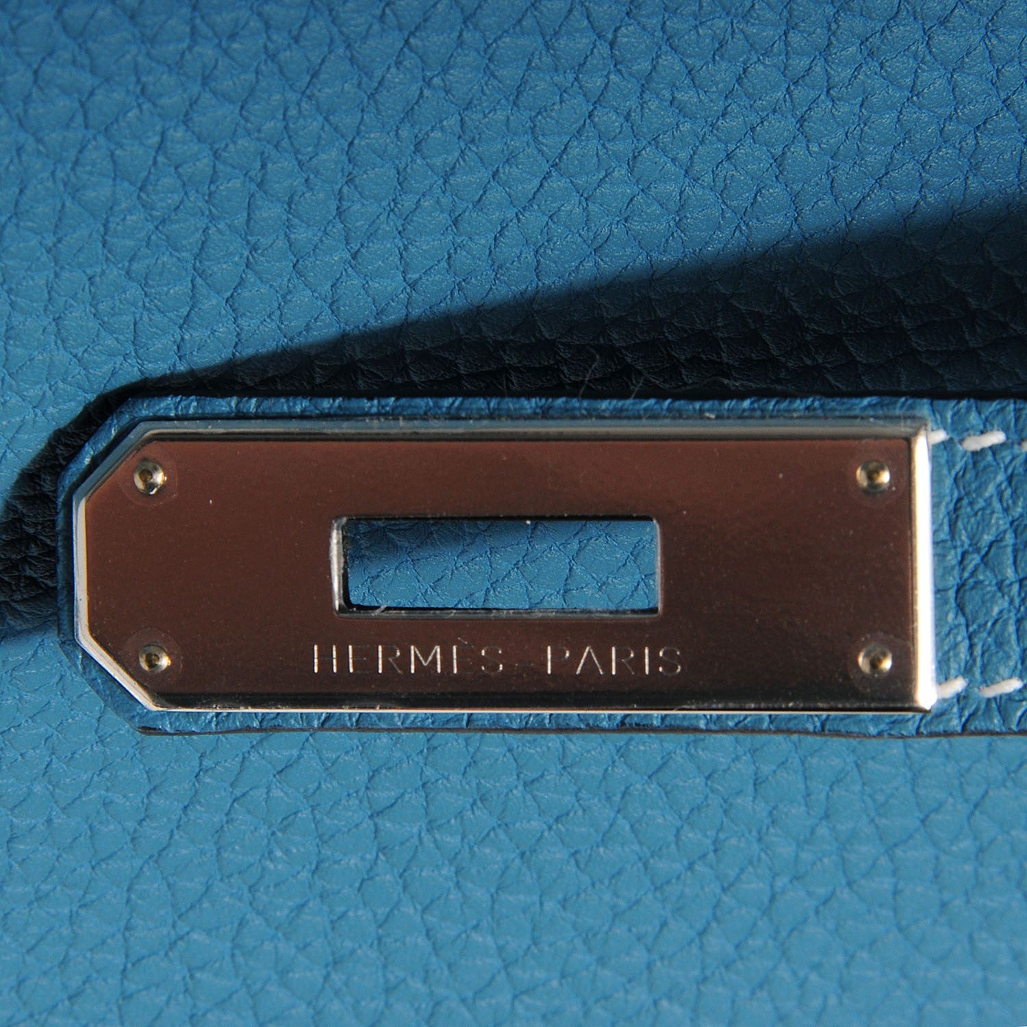 Hermes Togo Birkin 35 Blue Jean 17 of 27