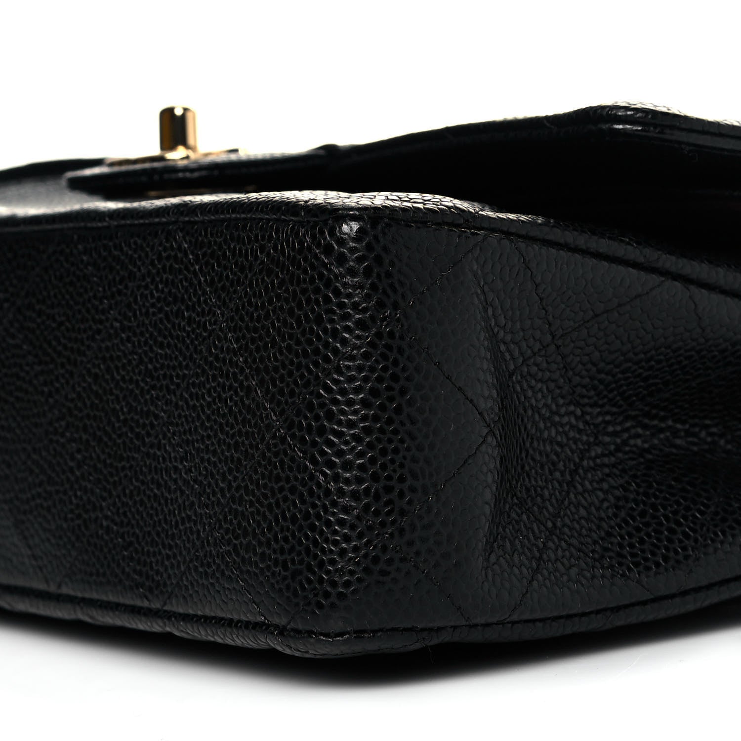 Chanel Caviar Quilted Medium Double Flap Black 10 of 11
