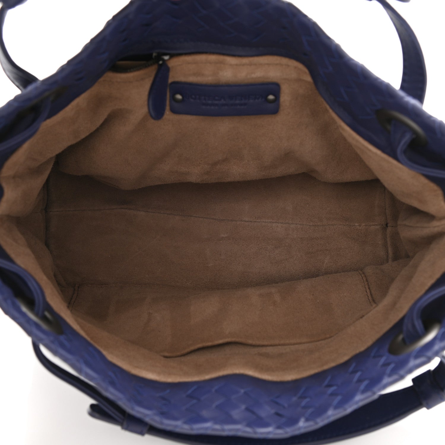 Bottega Veneta Nappa Intrecciato Bella Tote Navy 4 of 8
