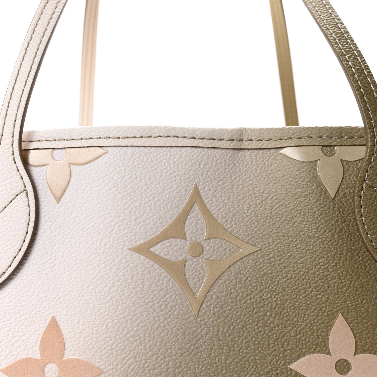 Monogram Giant Spring In The City Neverfull MM Sunset Kaki