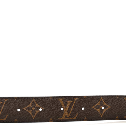 Louis Vuitton Calfskin Monogram 30mm LV Initiales Reversible Belt 90 36 Black 4 of 7