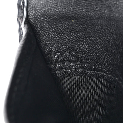 Prada Vitello Move Tri-Fold Compact Wallet Black 7 of 10