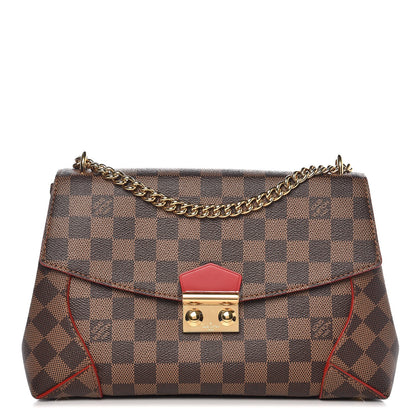 Louis Vuitton Damier Ebene Caissa Clutch Cherry 1 of 7