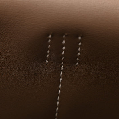 Hermes Taurillon Clemence Halzan 25 Etoupe 11 of 12