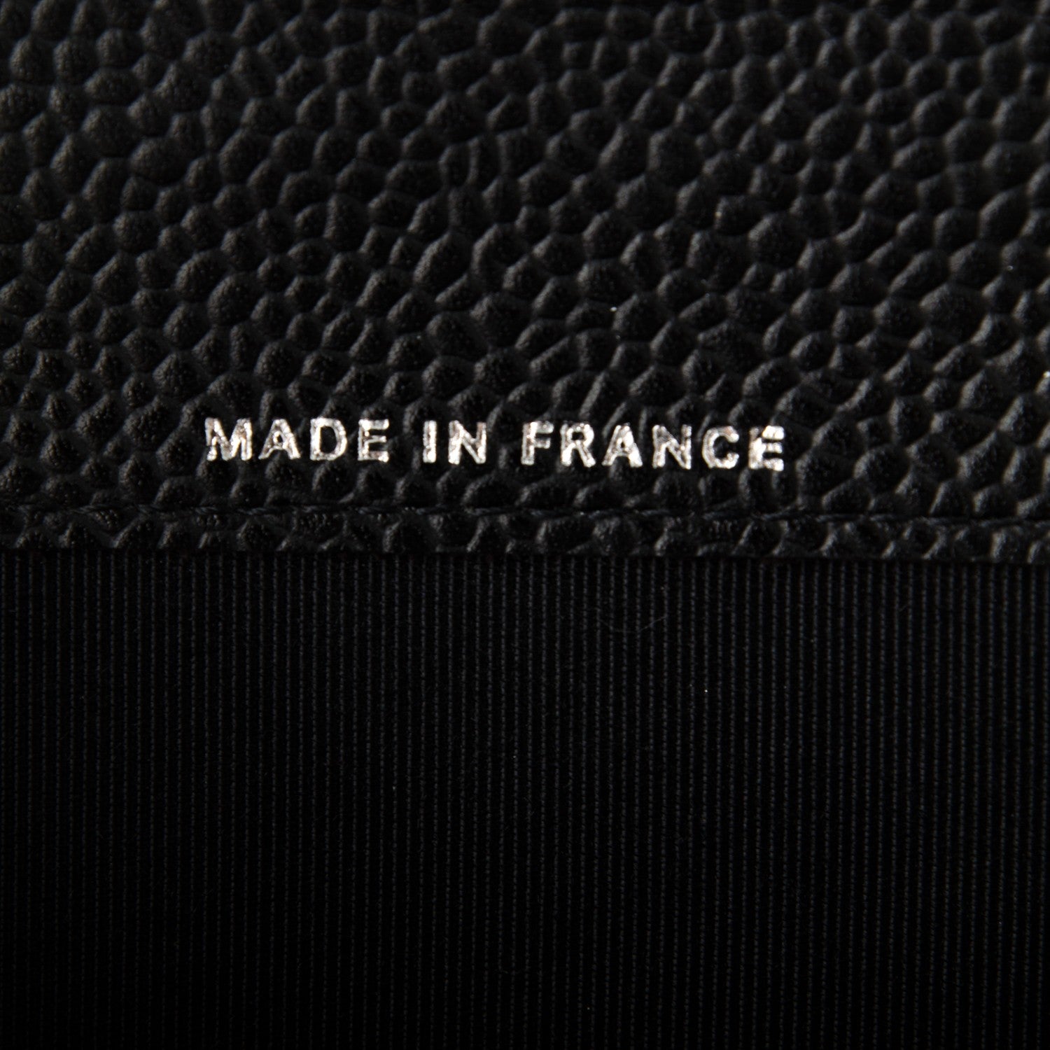 Chanel Caviar Quilted Yen Wallet Black 7 of 8