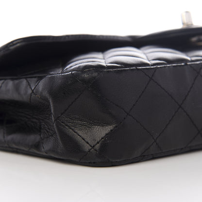 Chanel Lambskin Quilted East West Flap Black 6 of 8