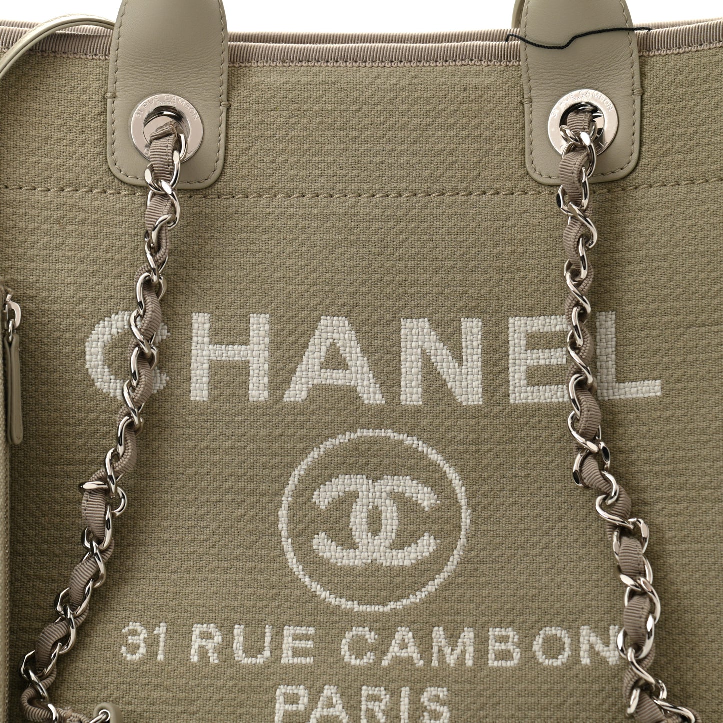 Mixed Fibers Medium Deauville Tote Grey
