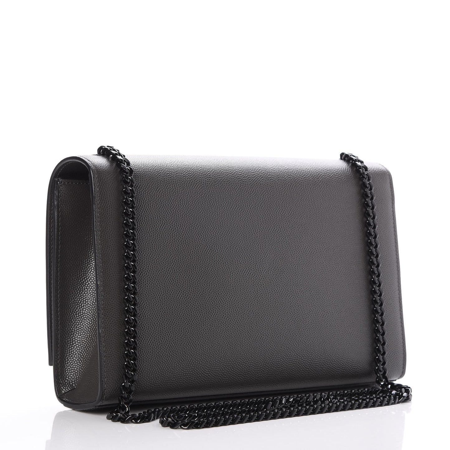 Grain De Poudre Medium Classic Monogram Kate Satchel Coal