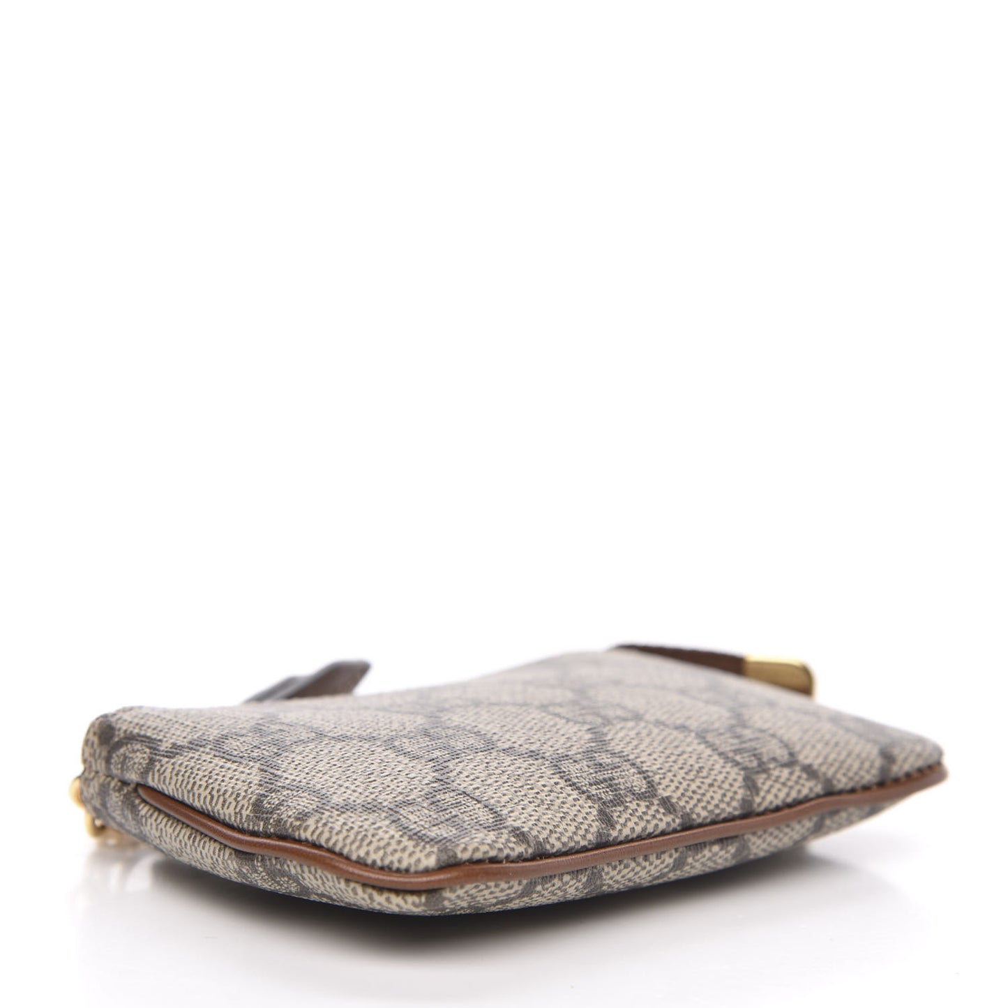 GG Supreme Monogram Key Case Brown