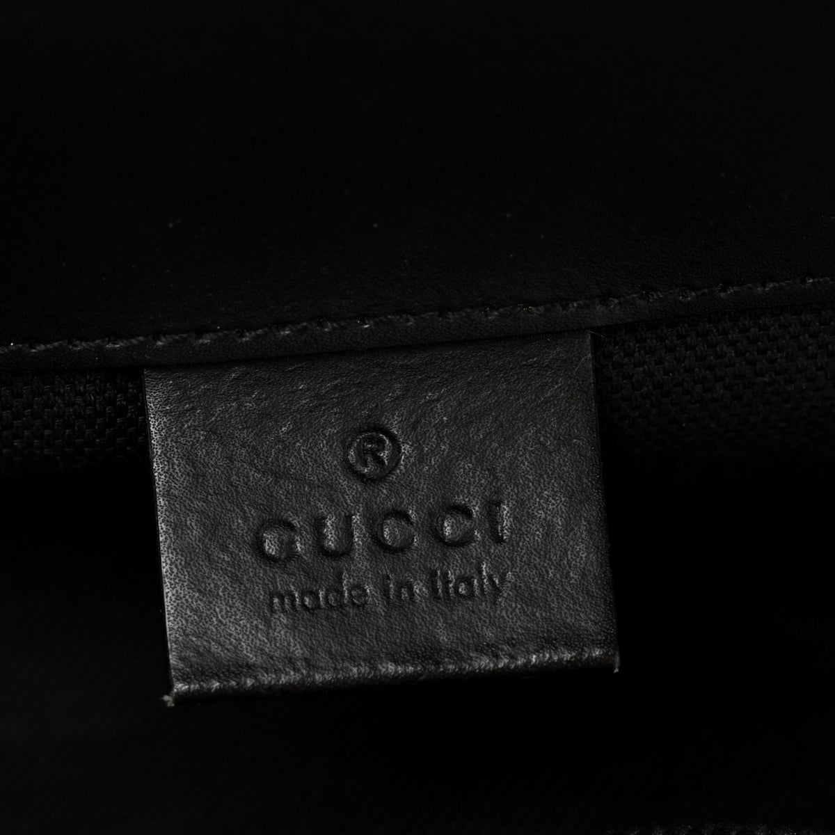 Soft GG Supreme Monogram Calfskin Web Double Buckle Backpack Black