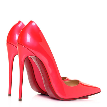Christian Louboutin Metallic Patent So Kate 120 Pumps 40 Florida 4 of 8