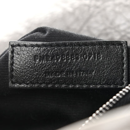Saint Laurent Crinkled Calfskin Matelasse Monogram Large Niki Chain Satchel Fog 7 of 12