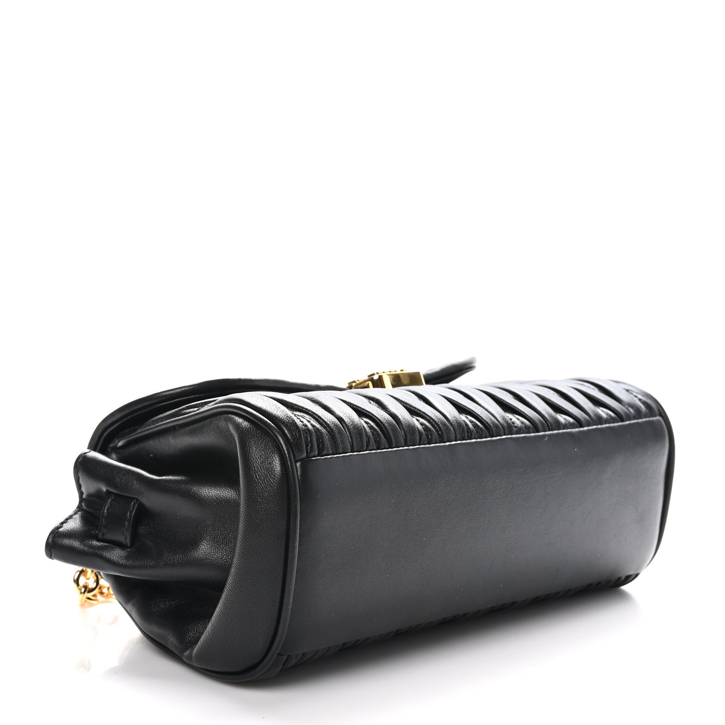 Nappa Matelasse Shoulder Bag Black