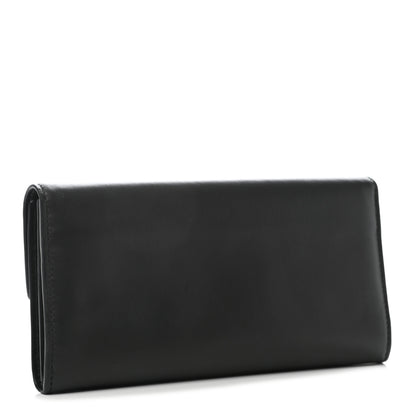 Bottega Veneta Nappa Flowers Continental Flap Wallet Grey 3 of 7