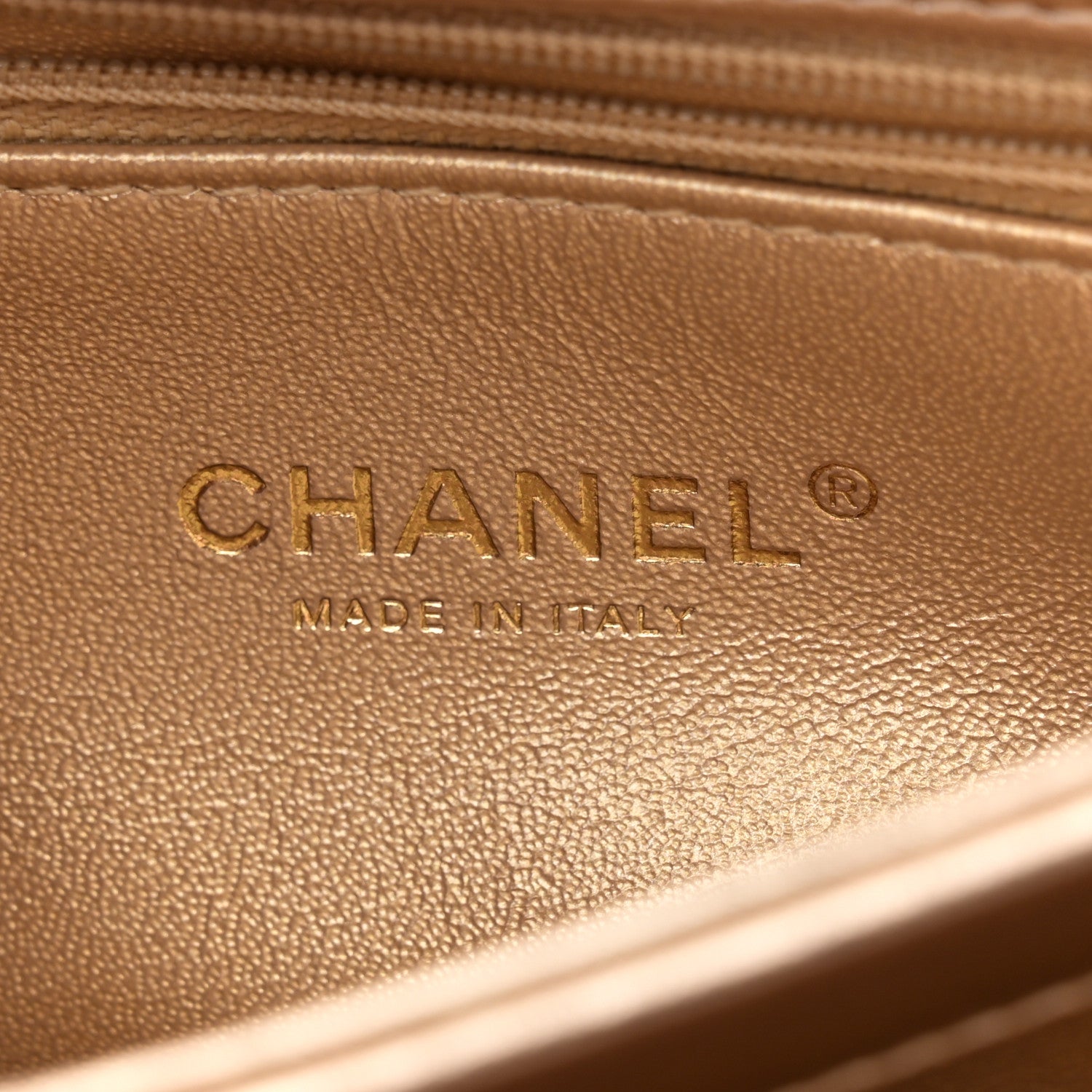 Chanel Metallic Lambskin Quilted Small Trendy CC Flap Dual Handle Bag Gold 7 of 13