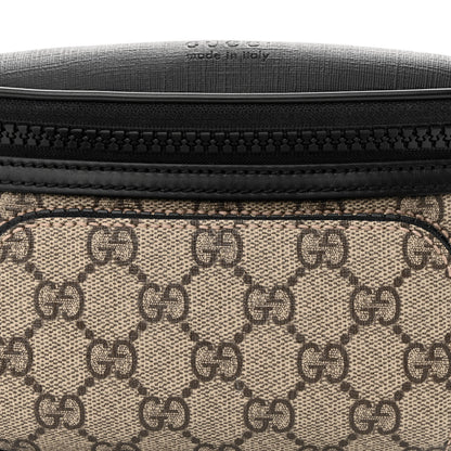 Gucci GG Supreme Monogram Belt Bag Black 9 of 13