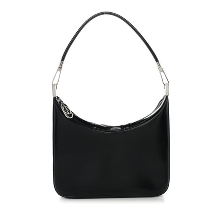 Gucci Calfskin Interlocking G Shoulder Bag Black 1 of 10