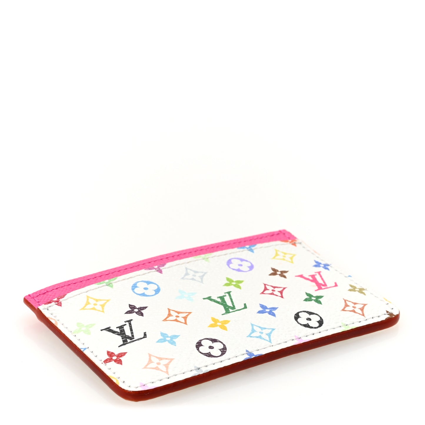 LV X TM Monogram Multicolor Card Holder Kawaii Pink