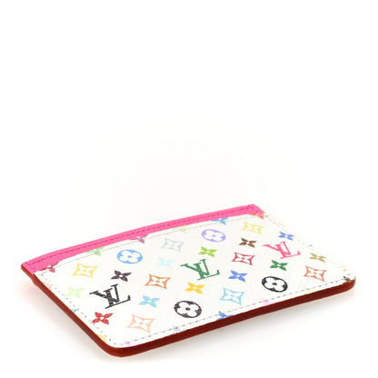 Louis Vuitton LV X TM Monogram Multicolor Card Holder Kawaii Pink 4 of 8