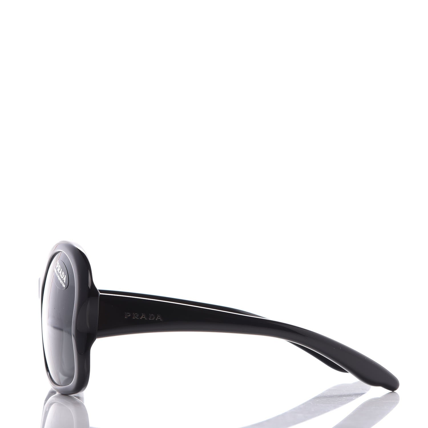 Prada Butterfly Frame Sunglasses SPR 18I Black 2 of 8