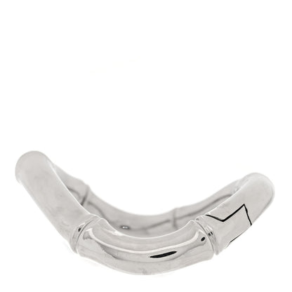 Gucci Sterling Silver Bamboo Bangle Bracelet M Silver 3 of 4