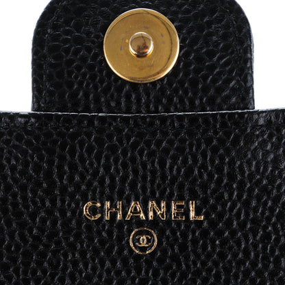 Chanel Caviar Quilted Wallet On Removable Chain Black 7 of 9
