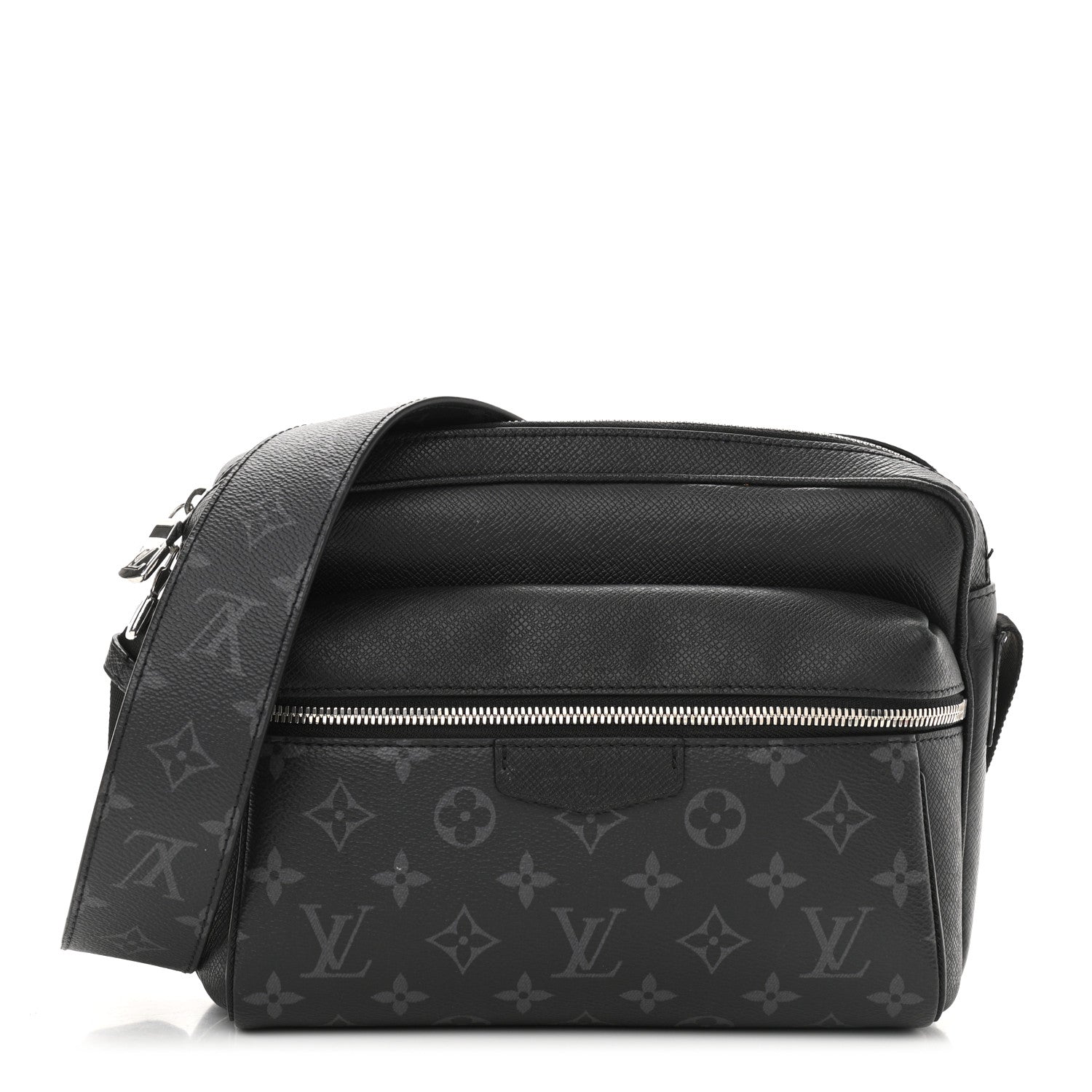 Louis Vuitton Taiga Monogram Eclipse Outdoor Messenger Black 1 of 11