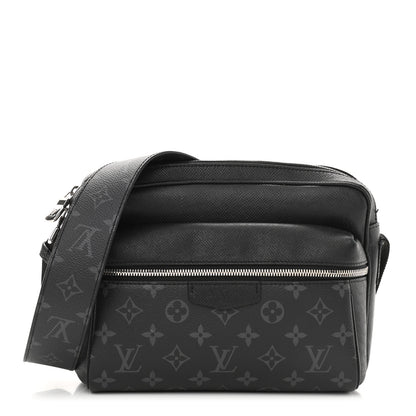 Louis Vuitton Taiga Monogram Eclipse Outdoor Messenger Black 1 of 11