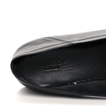 Gucci Lambskin Womens Brixton Horsebit Loafers 40.5 Black 7 of 9