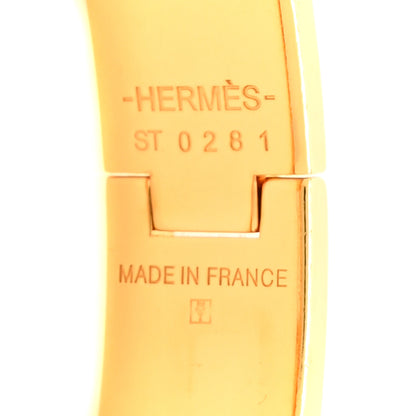 Hermes Enamel Narrow Clic Clac H Bracelet PM White 4 of 5