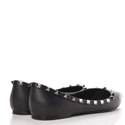 Valentino Garavani Nappa Rockstud Ballerina Flats 40 Black 4 of 15