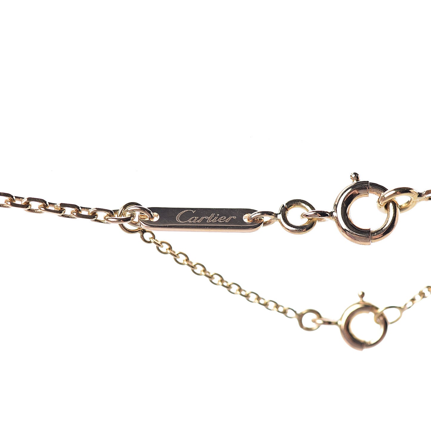 18K Yellow Gold Medium Hearts and Symbols Necklace