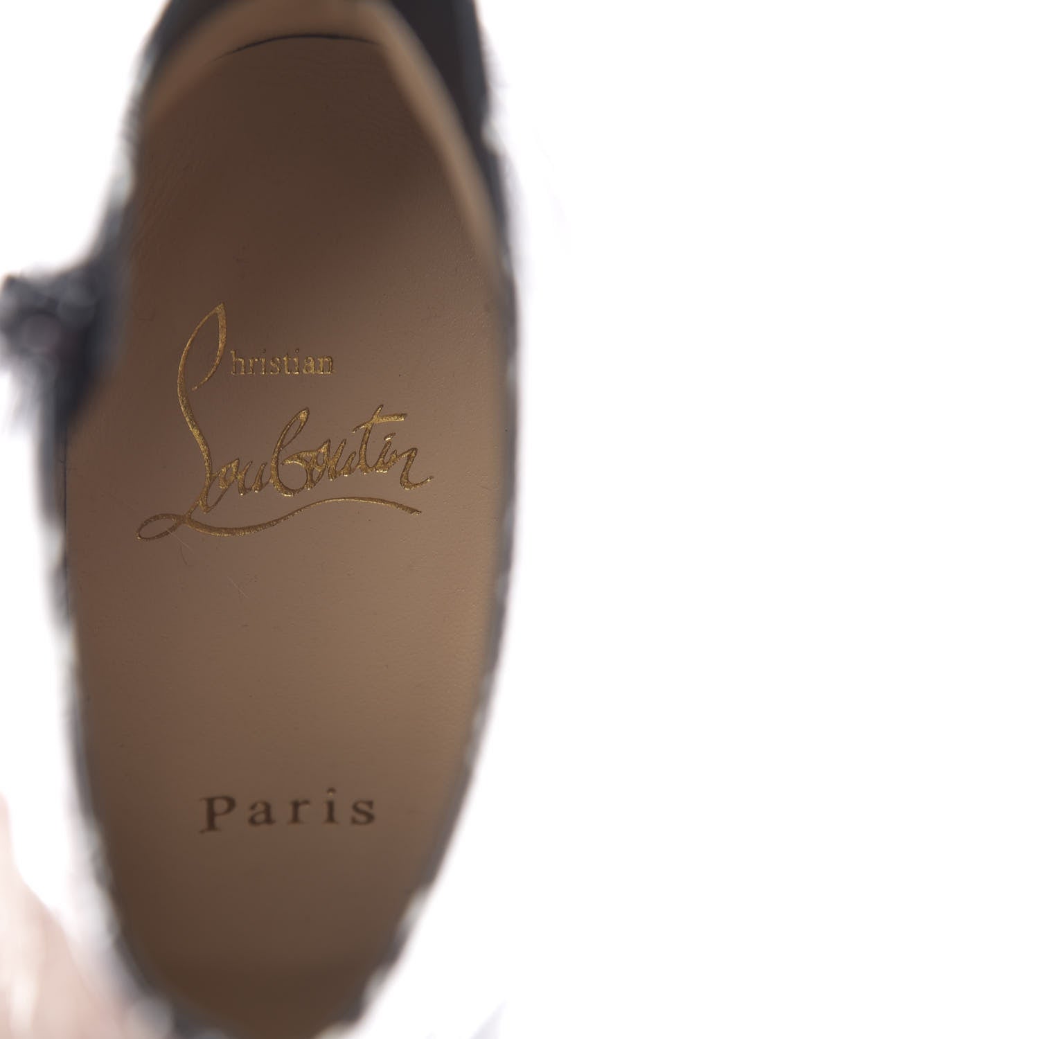 Christian Louboutin Patent Nicograf So Kate Booty 100 Ankle Boots 38 Black White 7 of 9