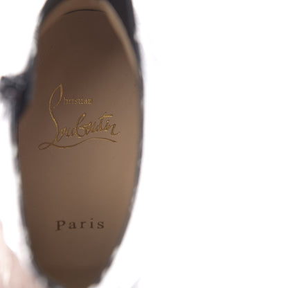 Christian Louboutin Patent Nicograf So Kate Booty 100 Ankle Boots 38 Black White 7 of 9